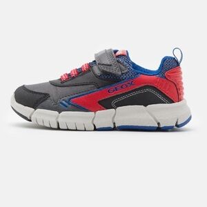 Geox Flexyper Kids' Sneakers in Gray, Red, and Blue-NWOT Size 10.5